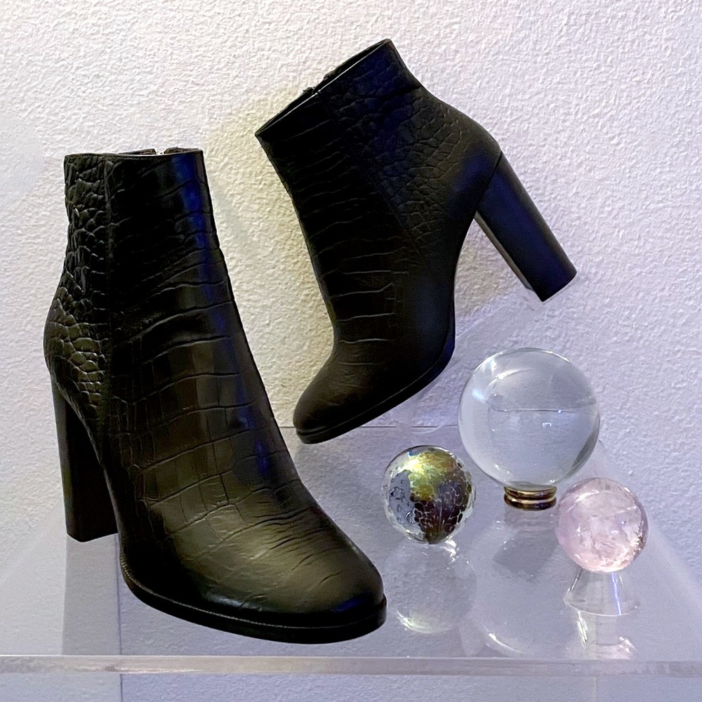 The Kooples “Georgette” Leather Ankle Boots